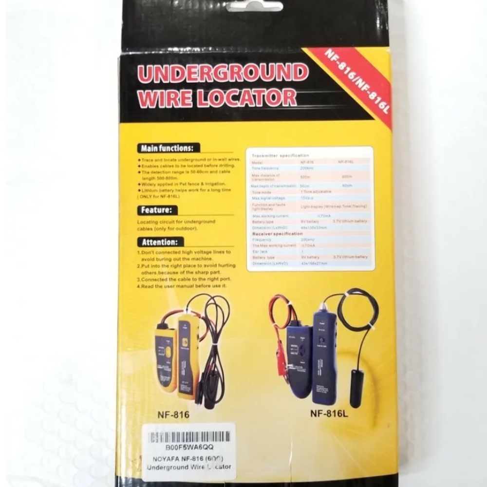 Underground Tube Wall Wire Cable Lineโ Locator Lan Tracker Detector Wire Tester